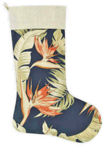 Tommy Bahama Christmas Stocking San Jacinto Indigo Holiday Beach Tropica... - £29.33 GBP