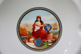 Large Ceramic  Cigar Collectible Ashtray 9.5" x 2" image 2