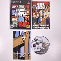 Grand Theft Auto III 3 Sony PlayStation 2 2003 Complete W/ Map &amp; Manual - £9.48 GBP