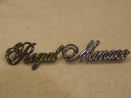 1975 76 77 Dodge Royal Monaco Headlight Door Emblem #3811508 Oem - £28.76 GBP