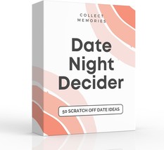 Date Night Decider 50 Exciting Scratch Off Date Night Ideas Adventures Valentine - £31.73 GBP