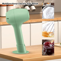 Electric Wireless Eg Long-Shaped Whisk Hand Mixer Stainless Steel Mini W... - $17.25+