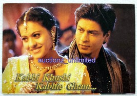 Bollywood Actor Shah Rukh Khan - Kajol Rare Original Post card Postcard India - £17.18 GBP