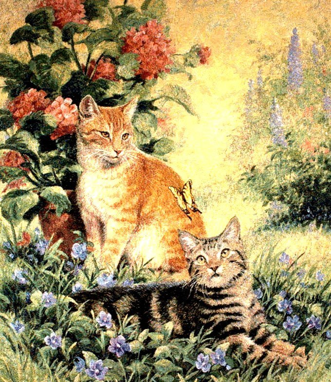 Purrfect Pair Cross Stitch Pattern***LOOK*** - $2.95