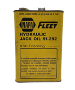 Vintage NAPA Fleet Hydraulic Jack Oil Empty 1 Gallon Tin Can. Racine, WI... - €44,63 EUR