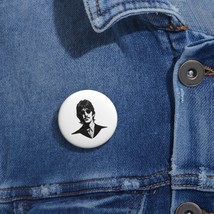 Ringo Starr Beatles Pin Button - Black and White Portrait - 3 Sizes - $8.24+