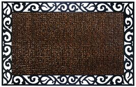 GrassWorx Clean Machine Wrought Iron Stems and Leaves Doormat, 24&quot; x 36&quot;... - $63.50 CAD