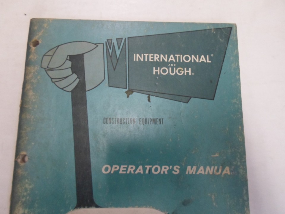 1969 WORN FACTORY OEM International Et Hough Operator Manual H-120C-3-
show o... Item image 2