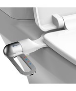 Ultra-Slim Bidet Toilet Seat Attachment With Self-Cleaning Dual Nozzles ... - £35.99 GBP