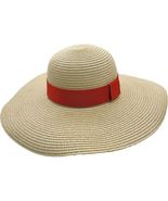 Summer Hat Women Big Wide Brim Straw Hat Floppy Beach Sun Womens Big Brim - $18.85