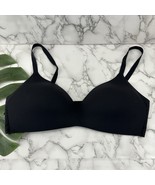 Knix Womens Wing Woman T-Shirt Bra Size 5 Black Wire Free Smooth Contour - $35.19 CAD