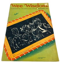 Vintage Wee Wisdom Childrens Magazine September 1957 Fall Stories Activi... - $10.47