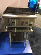 24&quot; RADIANT CHAR BROILER Atosa ATRC-24 WITH STAINLESS EQUIPMENT STAND PA... - $1,289.00