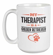 Make Your Mark Design Golden Retriever. Therapist Dog Coffee &amp; Tea Mug for Men &amp; - $24.74