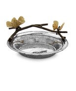 Michael Aram Butterfly Ginkgo Hand Textured Stainless Steel Wine Coaster... - $113.85