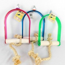 Polly&#39;s Arch Swing Large Rope Nail Trim Perch Parrot Greys Amazons  - £26.29 GBP