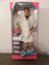 Barbie Dr. Ken &amp; Little Patient Tommy Doll Set 1997 Mattel #18898 NRFB - £51.32 GBP