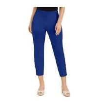 Charter Club Womens Petite 4P Modern Blue Skinny Leg Ankle Dress Pants N... - $29.39