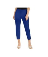 Charter Club Womens Petite 4P Modern Blue Skinny Leg Ankle Dress Pants N... - $29.39