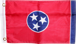 12X18 INCH BOAT TENNESSEE STATE TENN TN FLAG NYLON 150D UV PROTECTED WAT... - £11.95 GBP