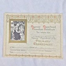 Vintage Christian School Certificate of Promotion by CR GIBSON unused w ... - $9.95