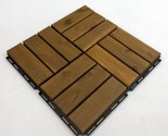 IKEA RUNNEN Deck Tile Dark Brown Stained 902.342.26 (1 Tile) - $18.71