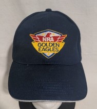 NRA Golden Eagles Hat Cap Navy Blue Embroidered Patch Adjustable - Pre-Owned - £7.87 GBP
