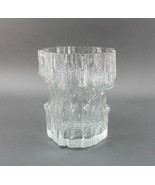 iittala Finland Tapio Wirkkala Signed Rare Pallas 3430 Glass Vase 8&quot; MCM... - £135.78 GBP