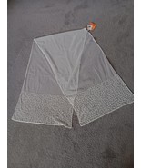 NWT Cejon Decorative Wrap Shawl Off White/Cream with Beadwork 74 x 20 - $16.83