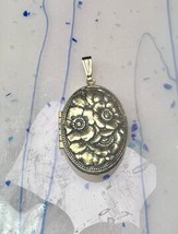 Vintage Floral Locket flowers women - $44.55