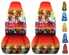 Car seat covers Fits Smart Fortwo 2008 to 2013  Nice Hawaill Print 6 Colors - £61.92 GBP