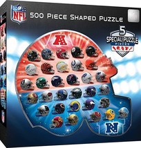 NFL Helmet Shaped Puzzle - Sports Jigsaw Puzzle - 500 pcs - 25&quot; x 22&quot; - £11.78 GBP