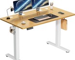 Electric Height Adjustable Sit Stand Home Office Computer Desks, 48&quot; X 2... - £211.65 GBP