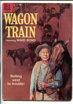 Wagon Train #895 1958-DELL-1ST ISSUE-WARD BOND-FOUR COLOR-TV SERIES-vg - £37.46 GBP