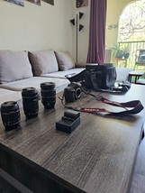 Canon EOS 80D Digital SLR Camera DSLR Black With 3 Lens xtra Battery 17 ... - $1,000.00