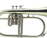 The New Bb Flat Silver Nickel Flugel Horn Comes With A Free Hard Case And - $212.92