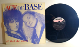 Ace Of Base All That She Wants Vinyl 12&quot; EP Record Euro House Dance Pop 1993 - £15.86 GBP