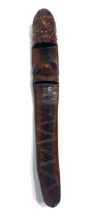 Estate Sales Rare Antique 14&quot;Wooden Carved African Tribal Ceremonial Knife. - $290.24