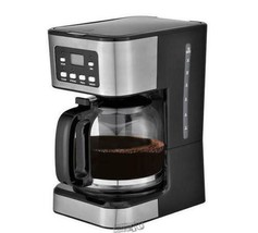 Brentwood TS-222BK Digital 12-Cup 800 Watts Pause &amp; Serve Coffee Maker S... - £37.30 GBP
