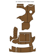 2011 Meridian 341 Swim Platform Cockpit Pad Boat EVA Foam Faux Teak Floo... - $1,776.65 CAD