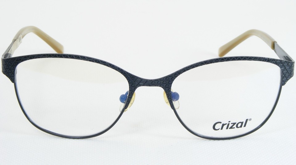 Société des Lunetiers Crizal Paris 0101 ONIX BLACK EYEGLASSES FRAME 51-17-135mm Item image 2