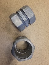 5 pack Bridgeport 1-1/4&quot; Compression Coupling 263-DC Zinc concrete tight - $221.44 MXN