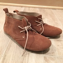 MIA BROWN SUEDE ANKLE BOOTS Booties 6 - $49.00