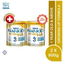 Nestle Nankid Optipro HA Stage 3 Hypoallergenic (800g X 2) FREE SHIPPING  - £108.74 GBP