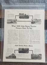 Vintage John Deere Model D and General Purpose Tractor Advertisements 1930 - £18.26 GBP