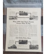 Vintage John Deere Model D and General Purpose Tractor Advertisements 1930 - £18.34 GBP