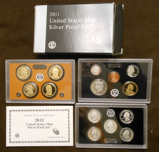 2011-S 90% Silver Proof Set  14 coins in Origin Packaging - £39.07 GBP