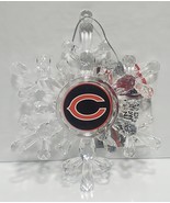 Chicago Bears Acrylic Snowflake Ornament - NFL - $17.58 CAD