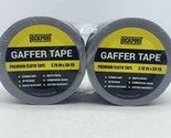 2 Pack Lockport 4 Inch  Black Gaffer Tape 30 Yards long actual width 3.78 - $49.99